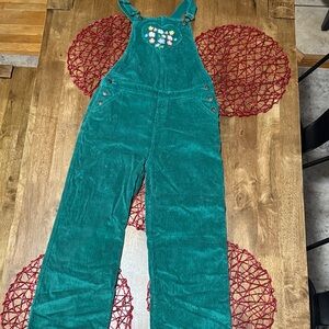 Boden Teal Corduroy Kids Jumpsuit